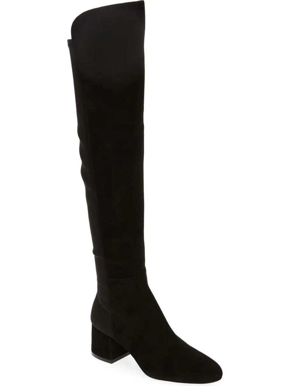 Stuart Weitzman 5050 Flareblock Boot Black NIB Size 6.5